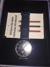 Lilienthal Berlin L01-108-B003E All Blue Gents Watch 42.5 mm Leather Band Boxed 