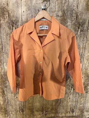 Orvis blouse shirt orange - blouse,