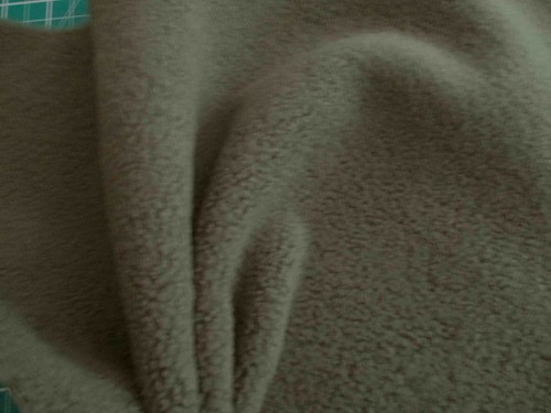 Olive green short - olive, curly