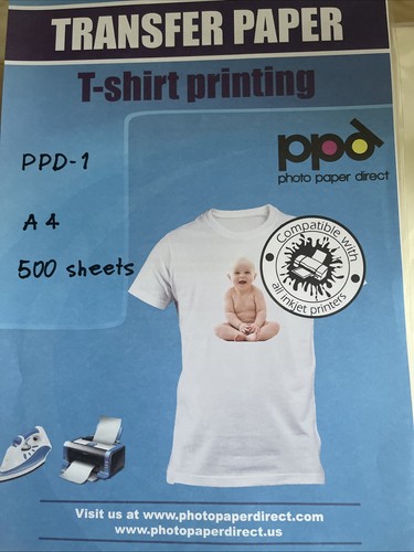 Ppd iron transfer paper - iron-on,