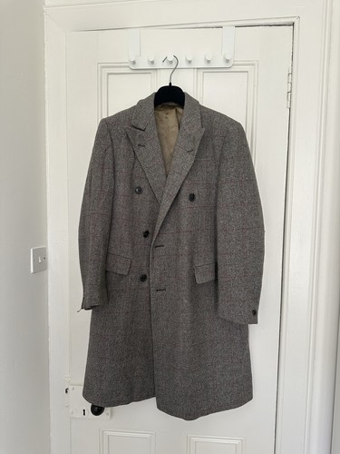 Grey vintage tailor tweed - tweed, coat