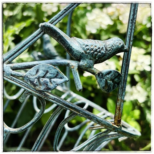 Vintage planter wrought - planter,