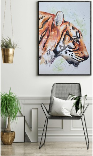 Original tiger watercolour - original,