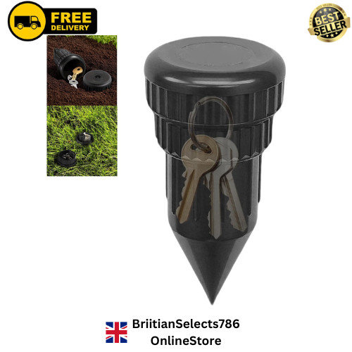 Outdoor hider key - holder, stake