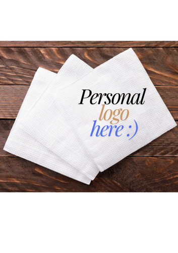 Personalised napkins - personalised,