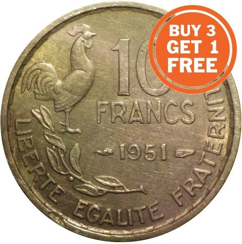 French francs 1950 1958 - 10, to