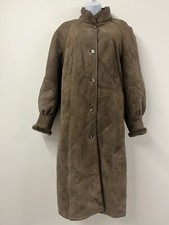 Vintage Leather Coat Size 12