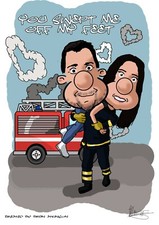 Custom Caricature from Photo 1