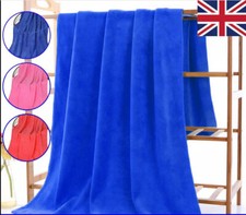 2/4X Large Microfibre Lightweight Beach Towel Quick Dry Travel Towel Bath Sheet
