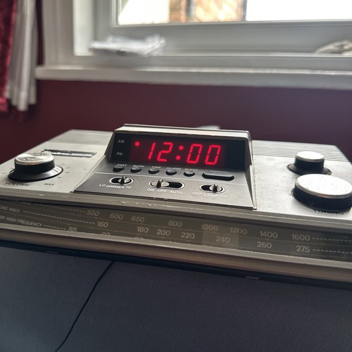 Vintage binatone clock radio - vintage,