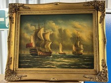 Original Nautical Painting by