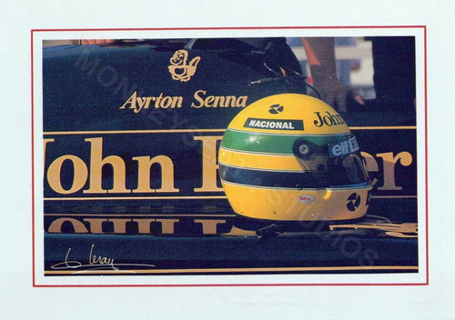 Ayrton senna lotus jps helmet - senna,