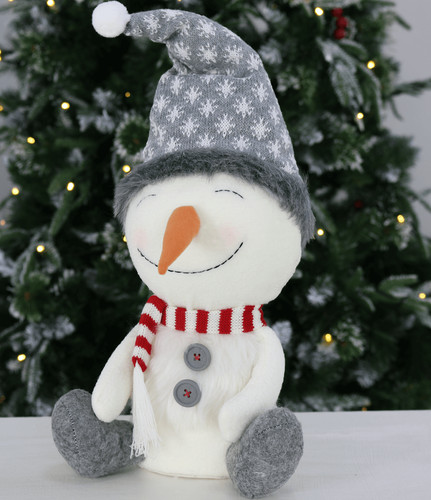 Snowman plush christmas - plush,