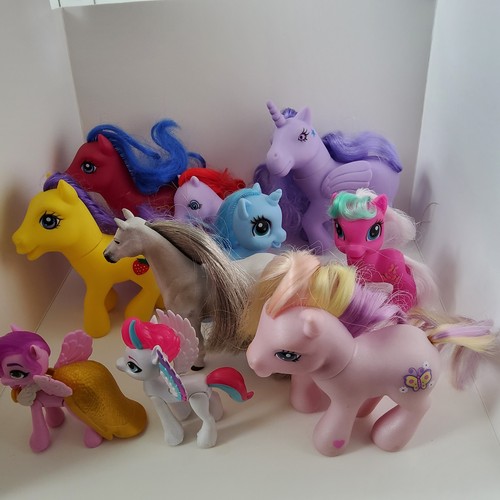 Job lot toy ponies inc - lot, ponies,