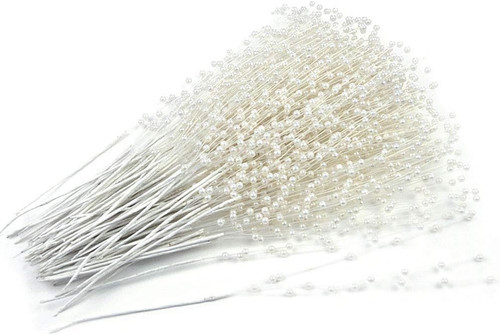 100 stems pearl sticks beading - 100,
