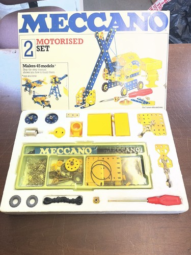 Vintage meccano motorised set - meccano,