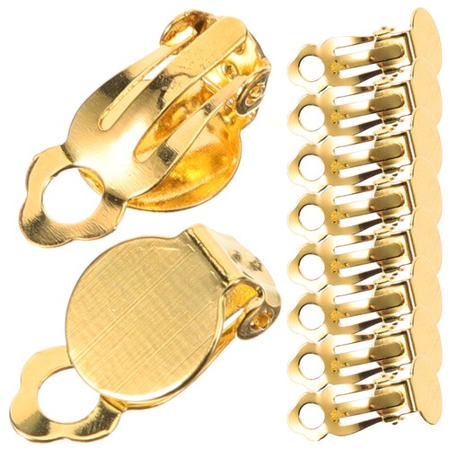 Pcs round clip earrings - 20,