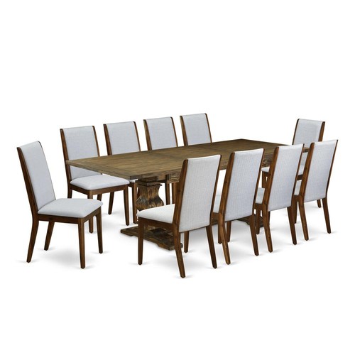 East west furniture piece - west, 11-piece