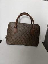 DKNY brown monogram logo grab