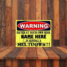 WARNING MELTDOWN THEME