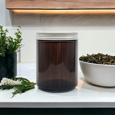Brown Glass Jars with