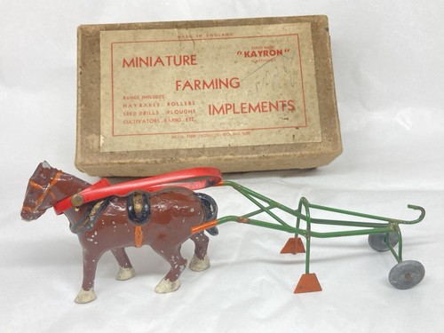 Horse and plough - and,