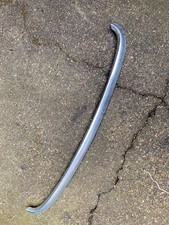 Classic Original Mini Bumper 1965? Chrome will clean up ok, rust on inside back.