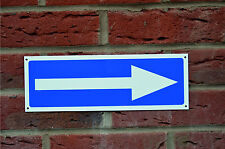 DIRECTIONAL ARROW plastic sign or sticker 300x100mm MOT garage vehicle repair 