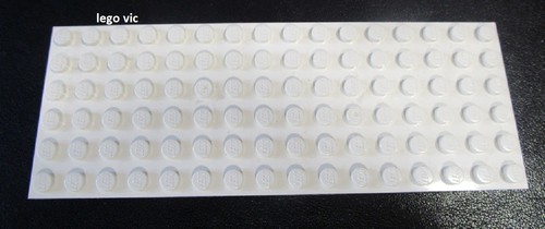 Lego 3027 plate - 3027, white
