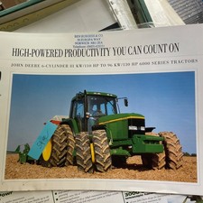 John Deere 6600-6800-6900- Tractor 20 Page Brochure & Specs 1994  /some marks