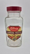 Vintage & Retro Glass Sweet Jar Parkes Garden Fruits