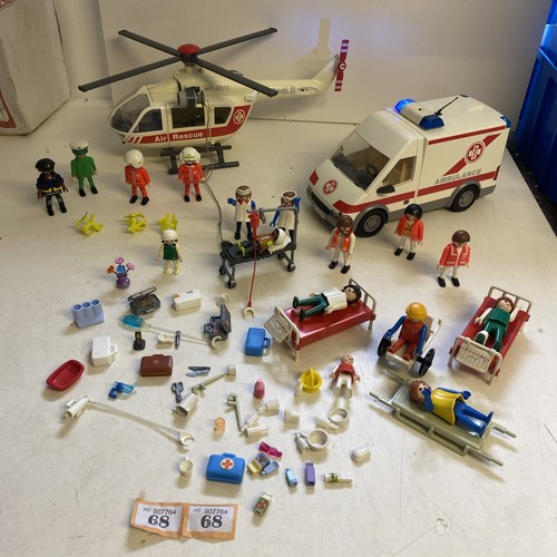 Playmobil ambulance helicopter - playmobil,