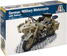 1:9 Scale Military Motorcycle