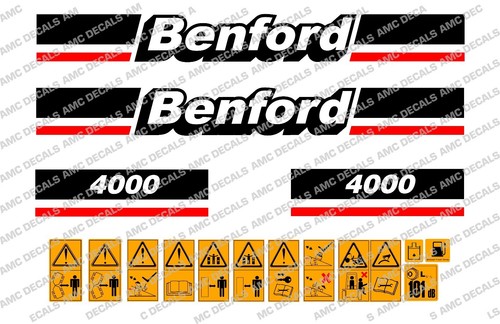 Benford 4000 dumper decals - dumper,