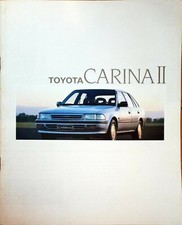 Toyota Carina II Brochure 1989