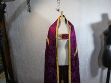 Antique Vibrant PURPLE & GOLD