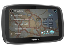 TomTom Trucker 6000 GPS Sat Nav 6 inch Truck Coach Bus, UK Europe lifetime map