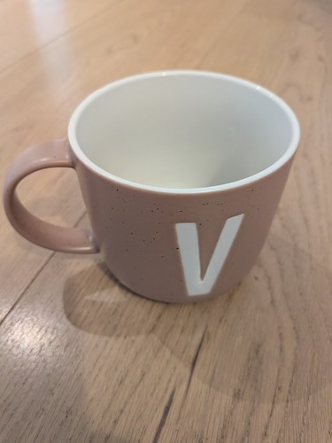 Alphabet mug letter v - m&s,