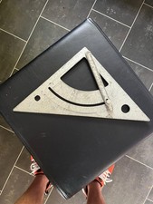 Adjustable Roofing Square 12-Inch Aluminum Alloy Rafter Square Tool Set​ Black