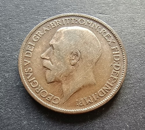 1921 half penny - -, king