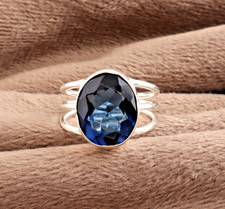 London Blue Topaz Gemstone 925