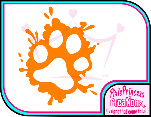 Paw print cat - paw, dog