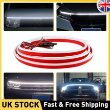Dynamic Scan Start Up Hoodbeam Car Hood Led White Strip Kit Running Light 180cm