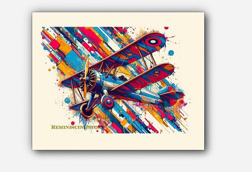 Vintage airplane airco 4 - airco, dh.4