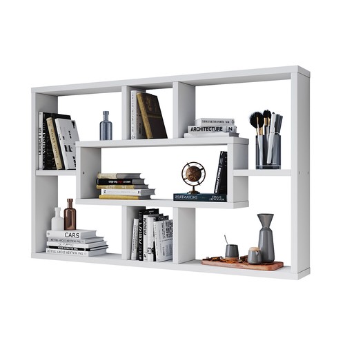 Wall white shelving storage - wall,