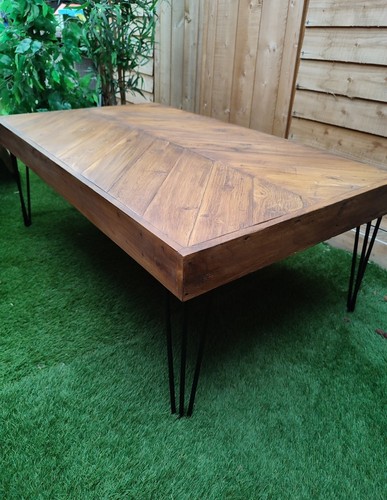 Reclaimed wood herringbone - reclaimed,