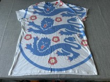 England 3-Lions Logo Tee XL 23” Pit To Pit