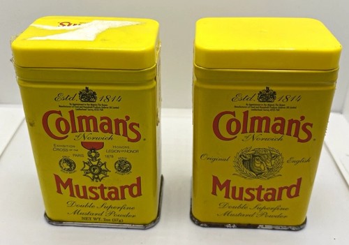 Pair vintage colman s - pair, colman's