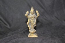 Vintage Brass Lord Vishnu Idol