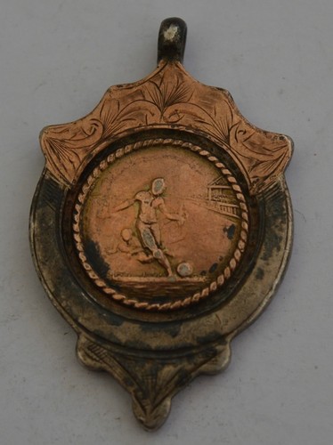 Football sterling silver fob - sterling,